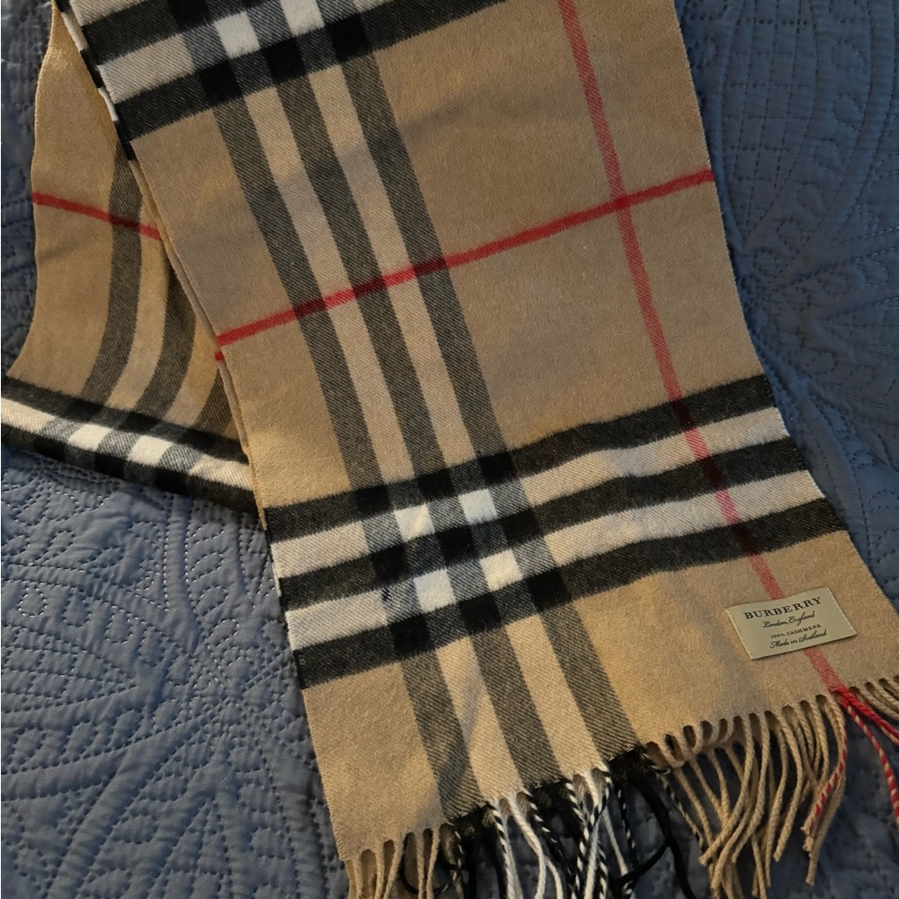 Burberry Classic Check Cashmere Scarf